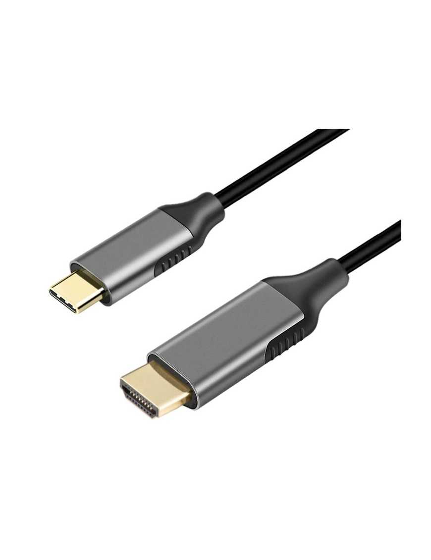 POWERTECH καλώδιο USB-C σε HDMI PTH-074, 8K, 1.8m, μαύρο