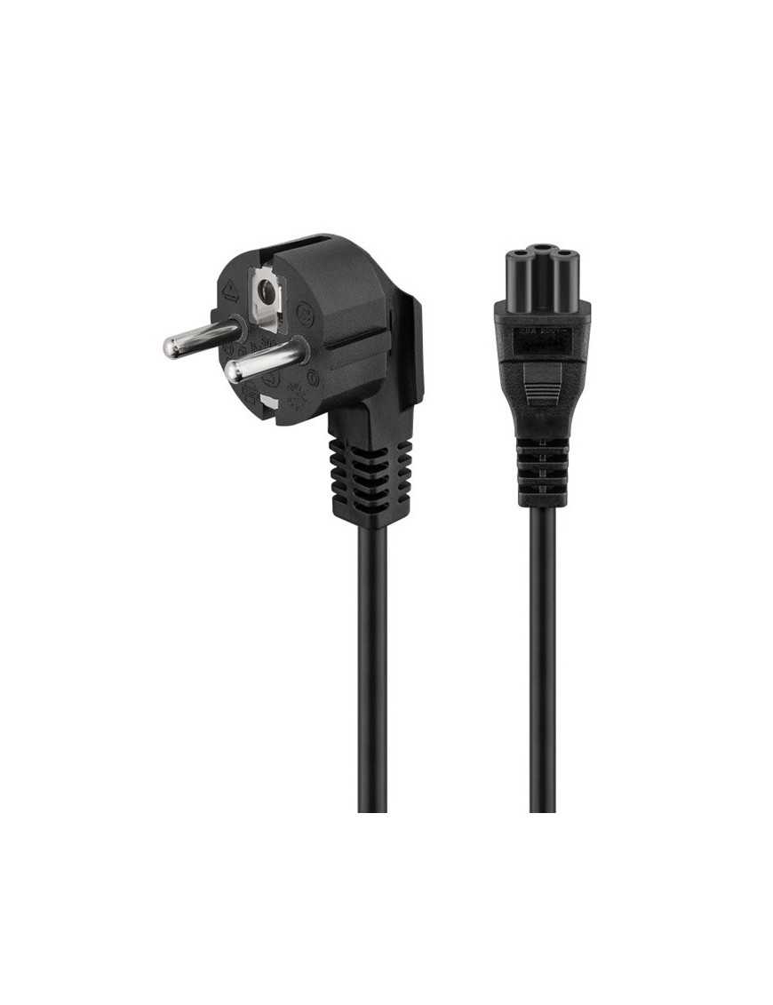 POWERTECH καλώδιο τροφοδοσίας CAB-P029, 3x 0.30mm, 1.5m, μαύρο, 10τμχ