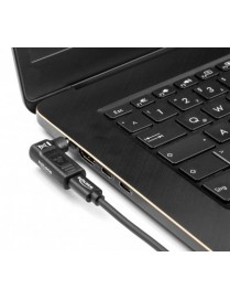 DELOCK αντάπτορας τροφοδοσίας 60007, USB-C σε Dell 4.5x3mm, 90°, μαύρος