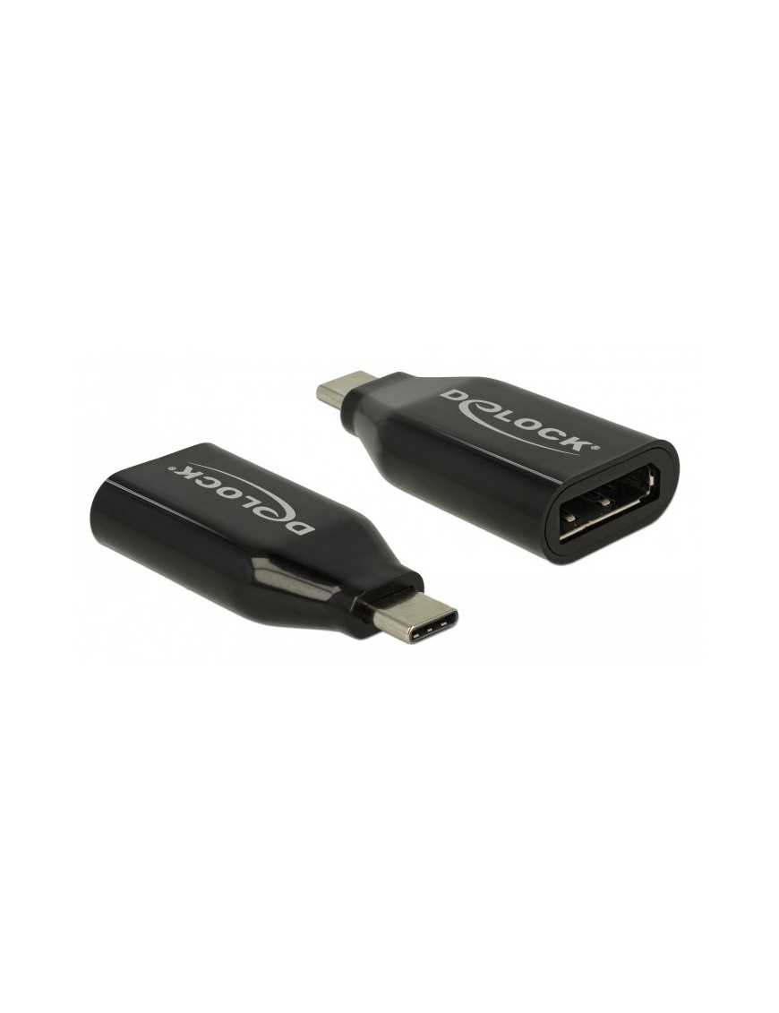 DELOCK αντάπτορας USB-C σε DisplayPort 64151, 4K/60Hz, μαύρος