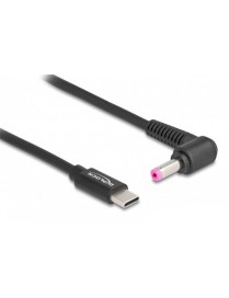 DELOCK καλώδιο τροφοδοσίας 87973, USB-C σε HP 4.8x1.7mm, 1.5m, μαύρο