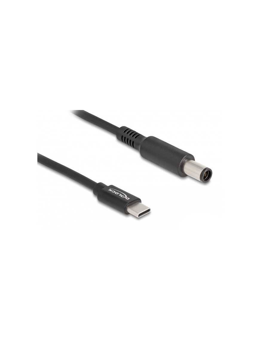 DELOCK καλώδιο τροφοδοσίας 87975, USB-C σε Dell 7.4x5mm, 1.5m, μαύρο