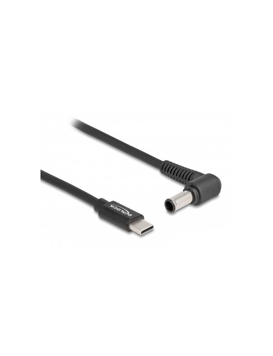 DELOCK καλώδιο τροφοδοσίας 87981, USB-C σε Sony 6x4.3mm, 1.5m, μαύρο