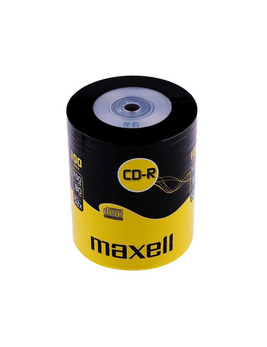 MAXELL CD-R 624037, 700ΜΒ, 80min, 52x speed, spindle pack 100τμχ