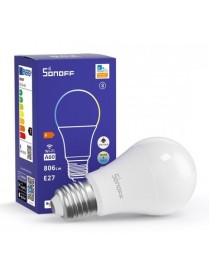 SONOFF smart λάμπα LED B02-BL-A60, Wi-Fi, 9W, E27, 2700K-6500K
